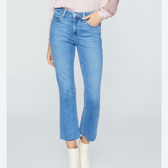 PAIGE Denim Colette Crop Flare. Size 27 - Picture 1 of 3